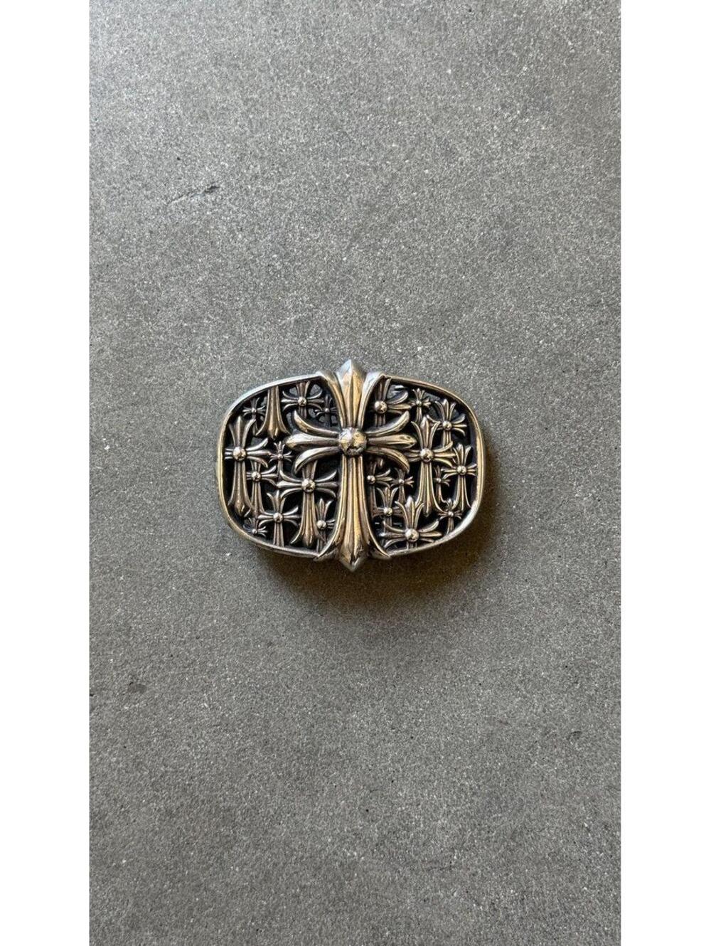 RARE! Chrome Hearts Cemetery Cross Belt Buckle